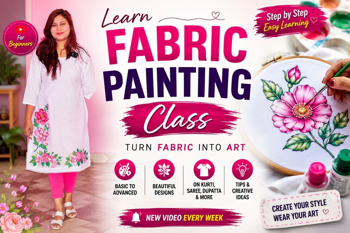 Creative Fabric Painting Master Course