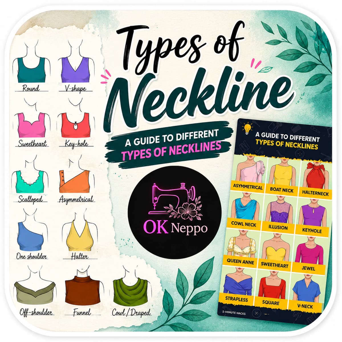 A guide to different types of neckline