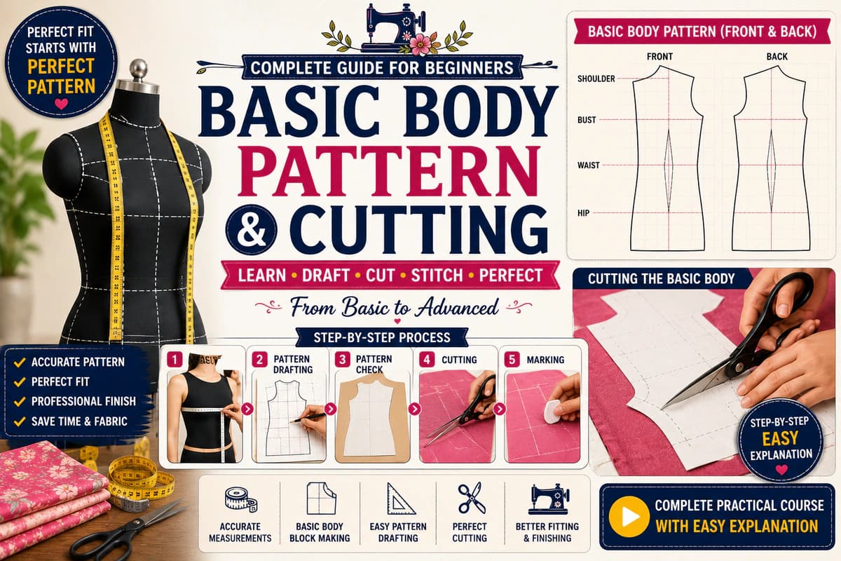 Basic Body Pattern & Cutting