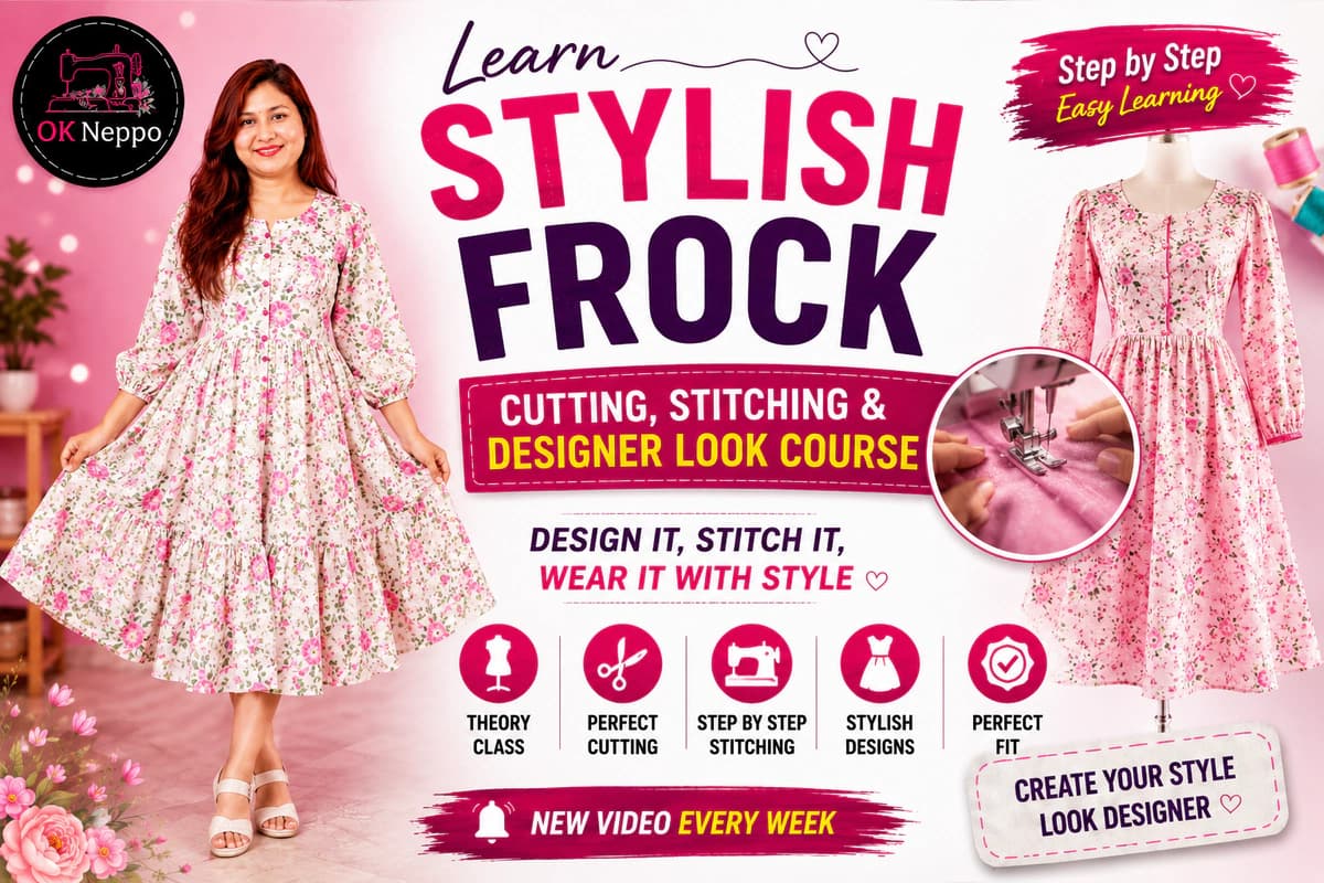 Stylish Frock Theory & Pattern Cutting