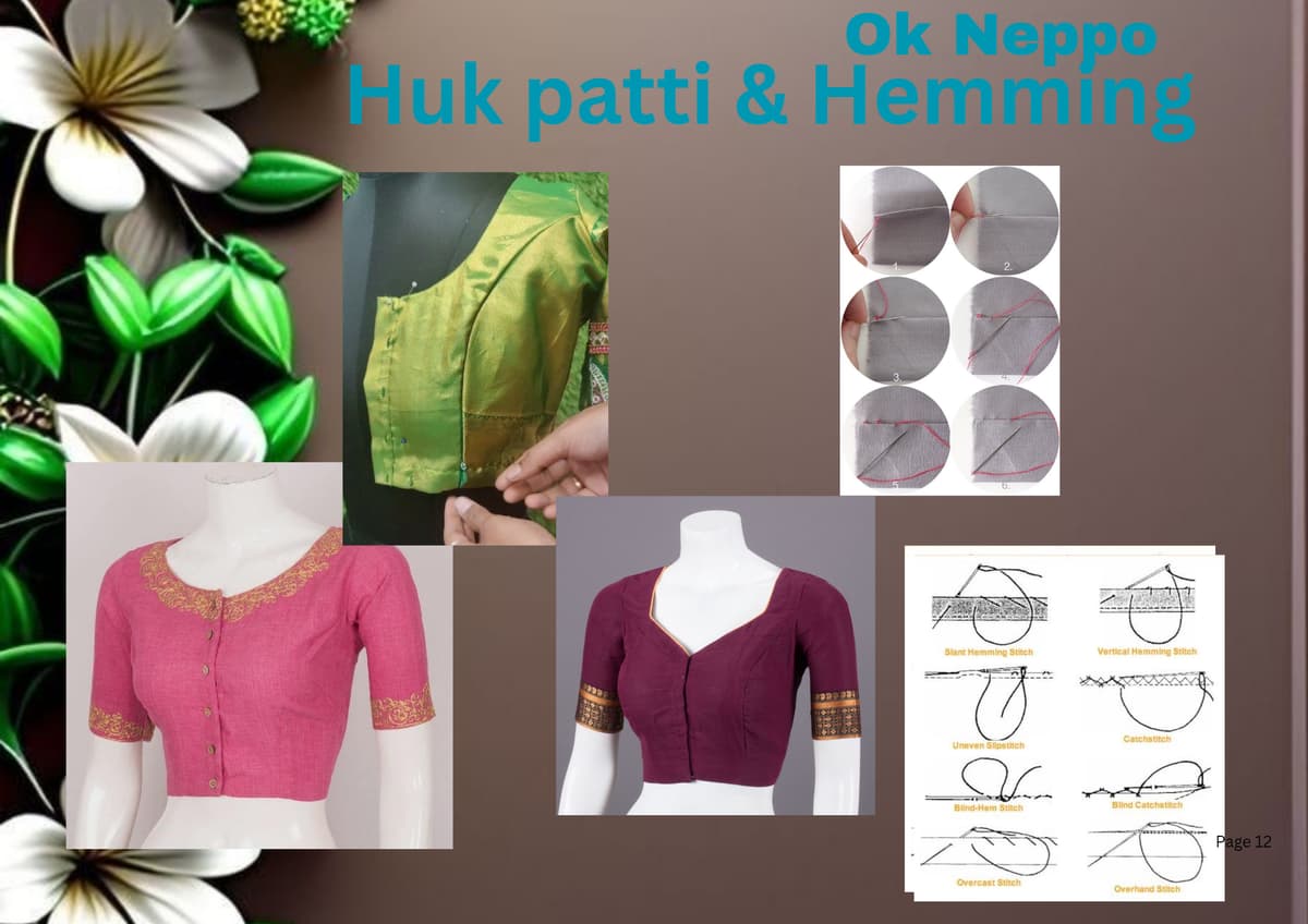 Essential Finishing Techniques: Hook Patti & Hemming