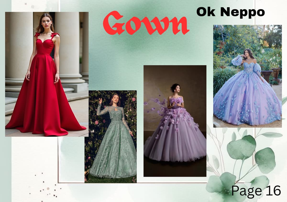 Gown Design & Construction: From Concept to Creation